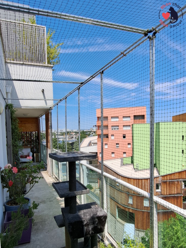 filet protection chat terrasse