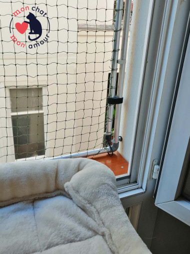 filet pour chat coulissant sans perçage