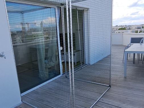 Catio chat exterieur filet amovible