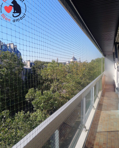 filet protection balcon chat